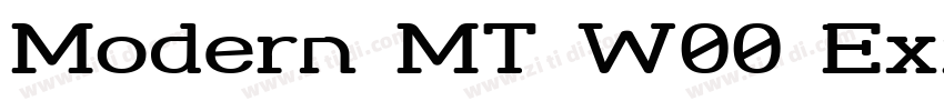 Modern MT W00 Extend字体转换